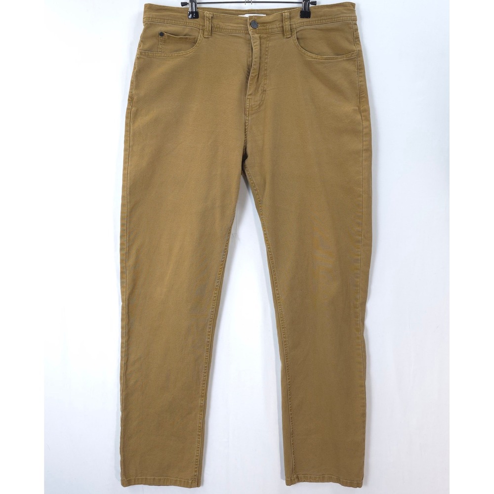 Topo Designs Canvas‎ Pants Mens 36x32 Organic Cotton Stretch Brown Gorpcore